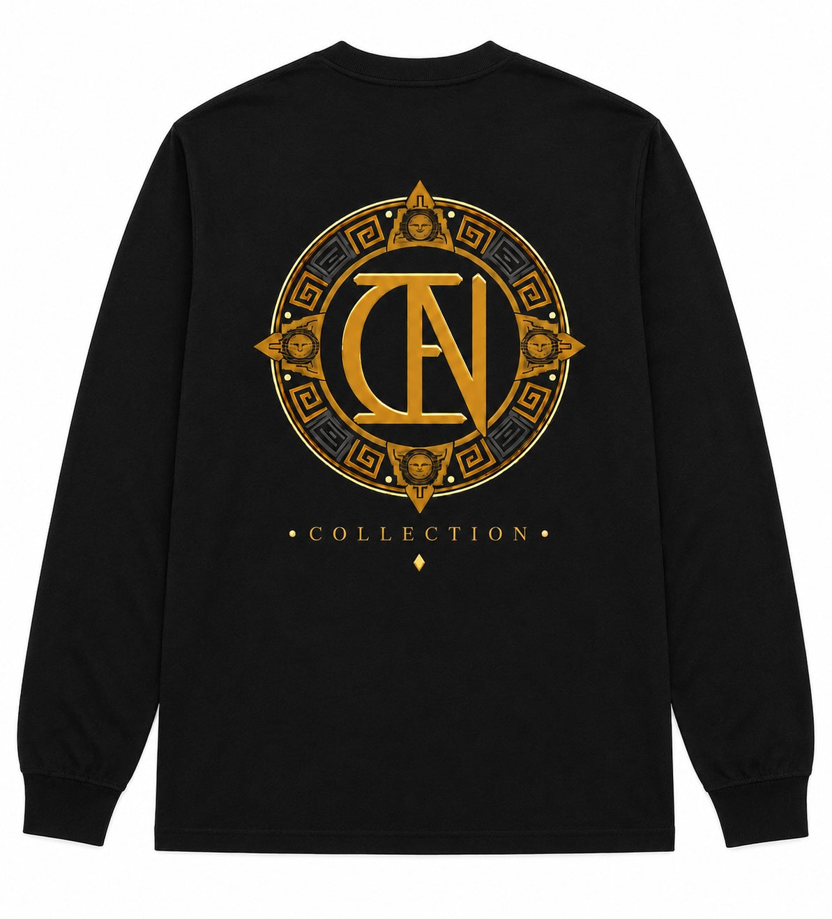CANDE™ Heritage Long Sleeve Tee- Black